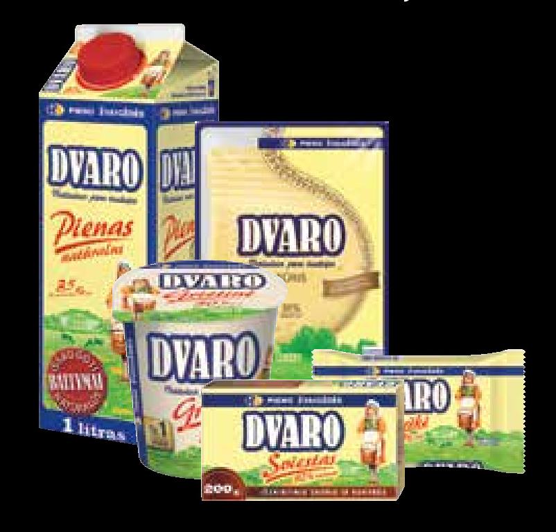 DVARO pieno produktams