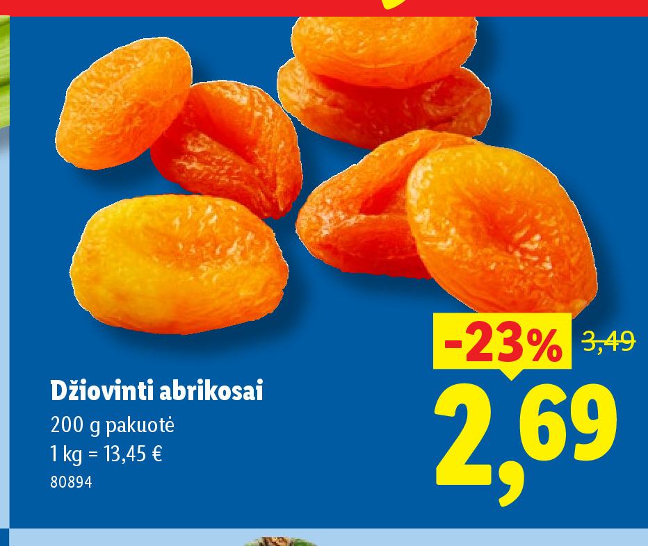 Džiovinti abrikosai, 200 g
