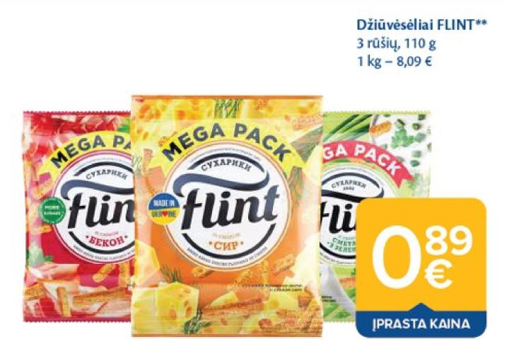Džiūvėsėliai FLINT, 110 g