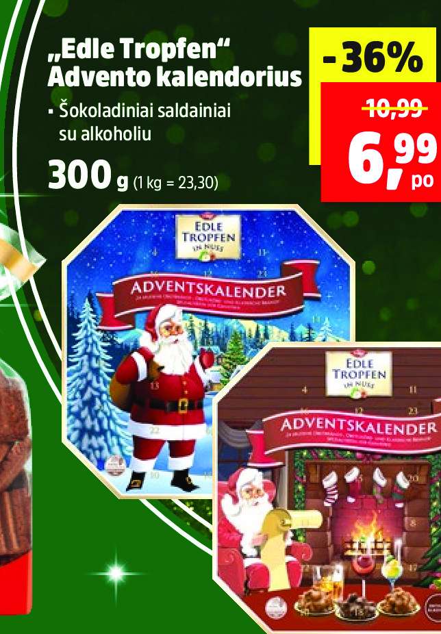 „Edle Tropfen“ Advento kalendorius, 300 g