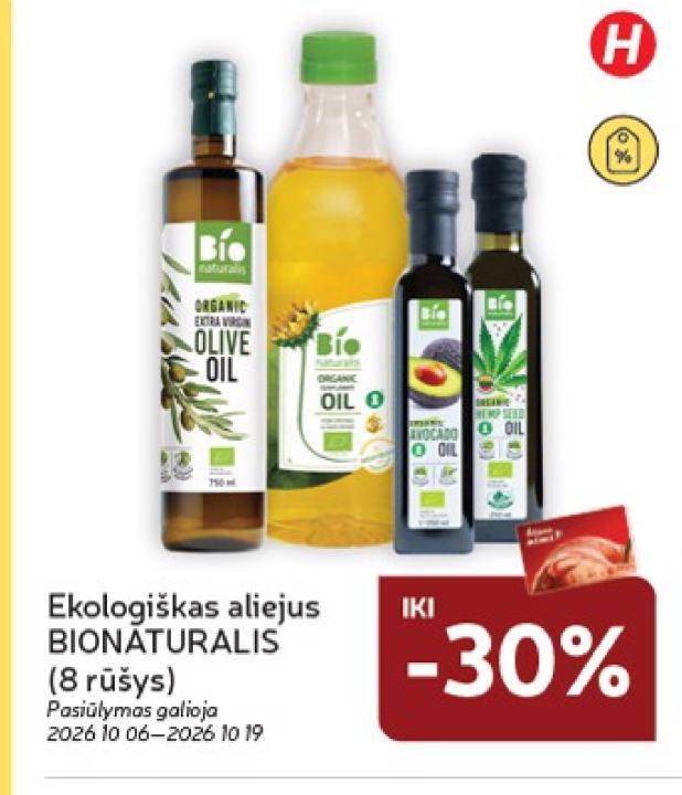 Ekologiškas aliejus BIONATURALIS