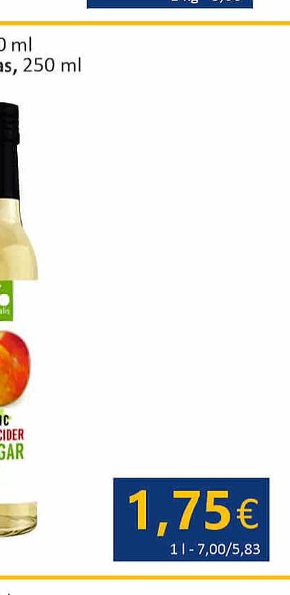 Ekologiškas obuolių sidro actas, 250 ml