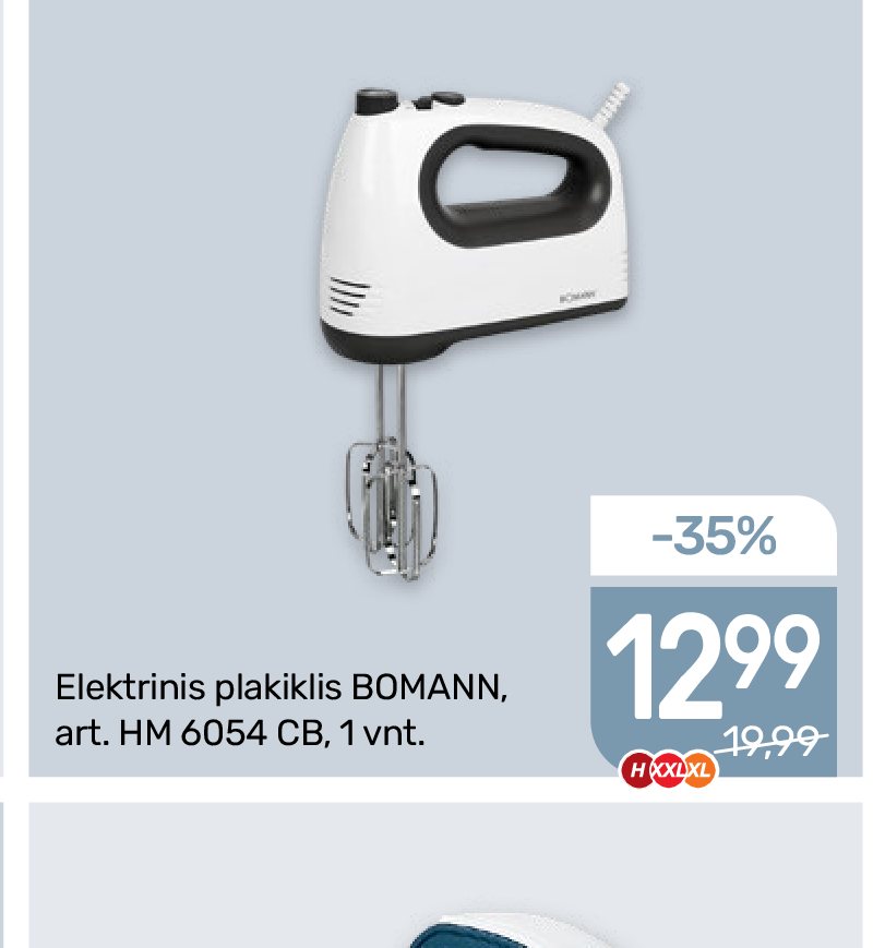Elektrinis plakiklis BOMANN, 1 vnt