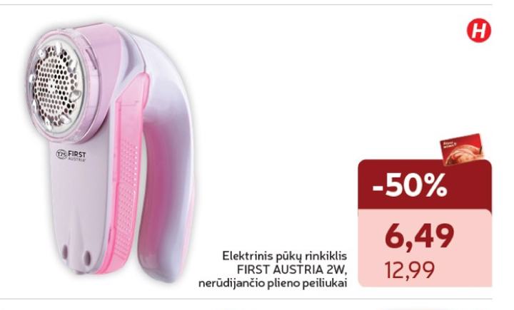 Elektrinis pūkų rinkiklis FIRST AUSTRIA 2W