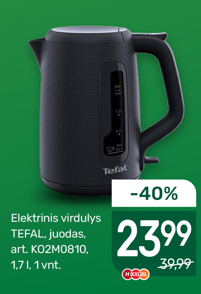Elektrinis virdulys TEFAL, 1.7 l
