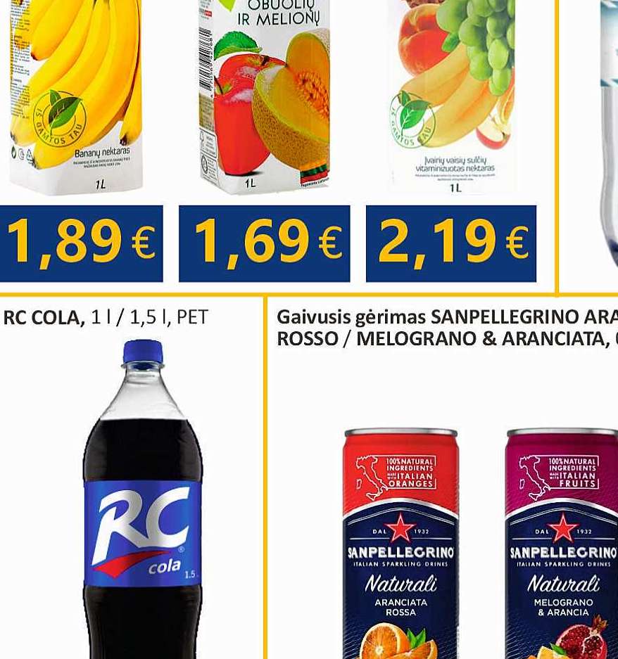ELMENHORSTER multivitaminų nektaras, 1 l