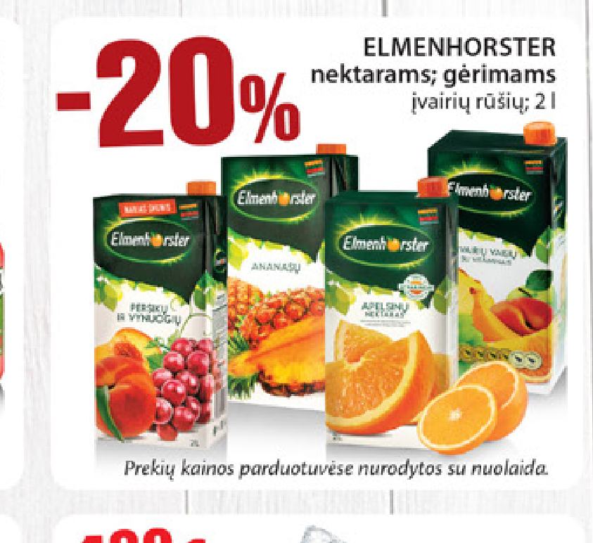 ELMENHORSTER nektarams, 2 l
