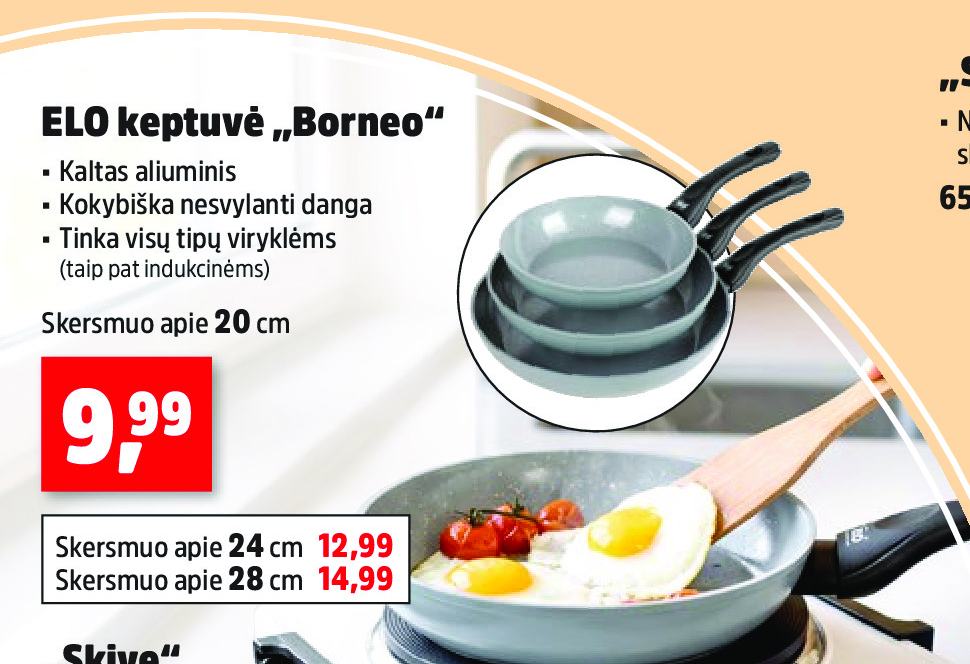 ELO keptuvė „Borneo“, 20 cm