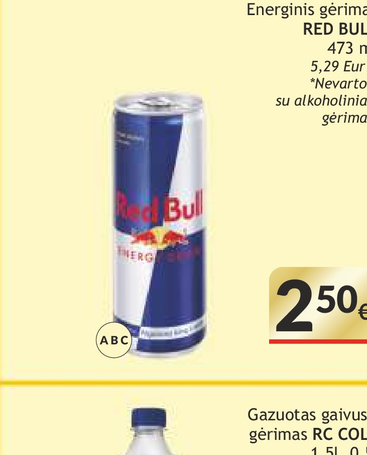 Energinis gėrimas RED BULL, 473 ml