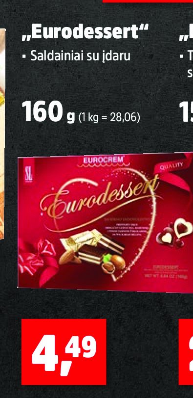 „Eurodessert“, 160 g