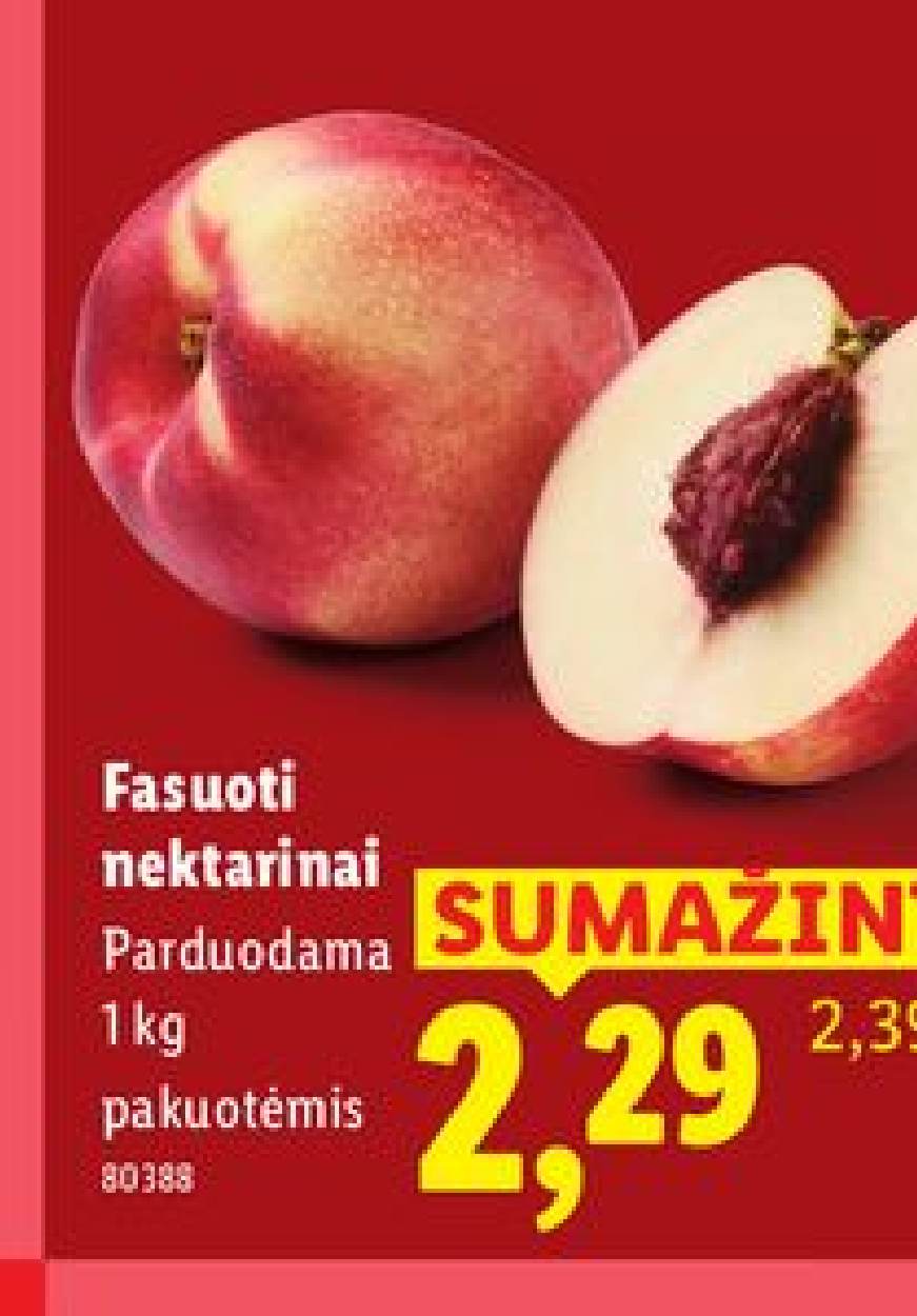 Fasuoti nektarinai, 1 kg