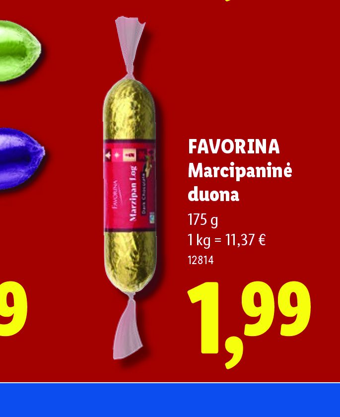 FAVORINA Marcipaninė duona, 175 g