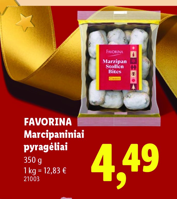 FAVORINA Marcipaniniai pyragėliai, 350 g