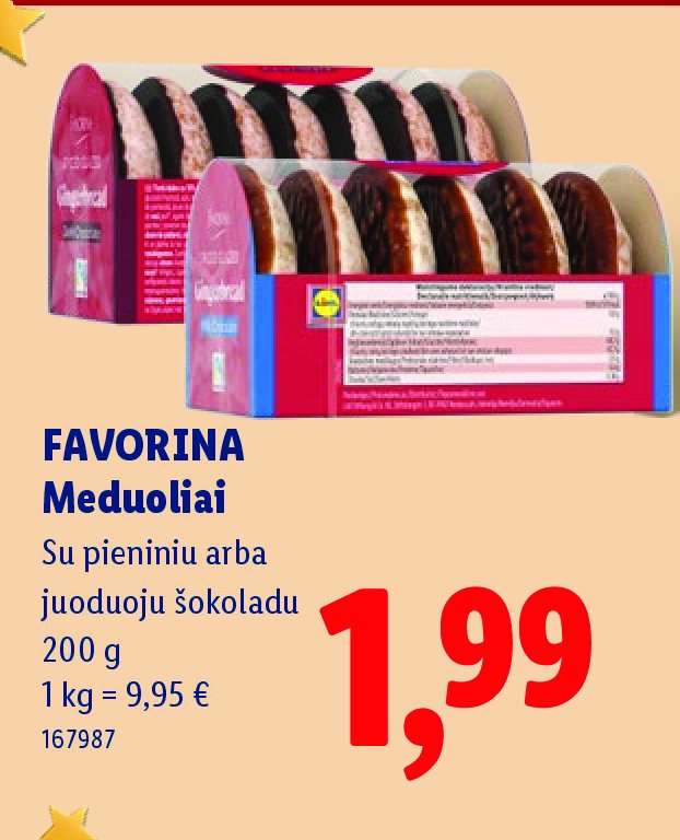 FAVORINA Meduoliai, 200 g
