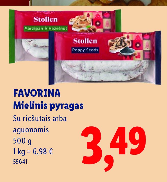 FAVORINA Mielinis pyragas, 500 g