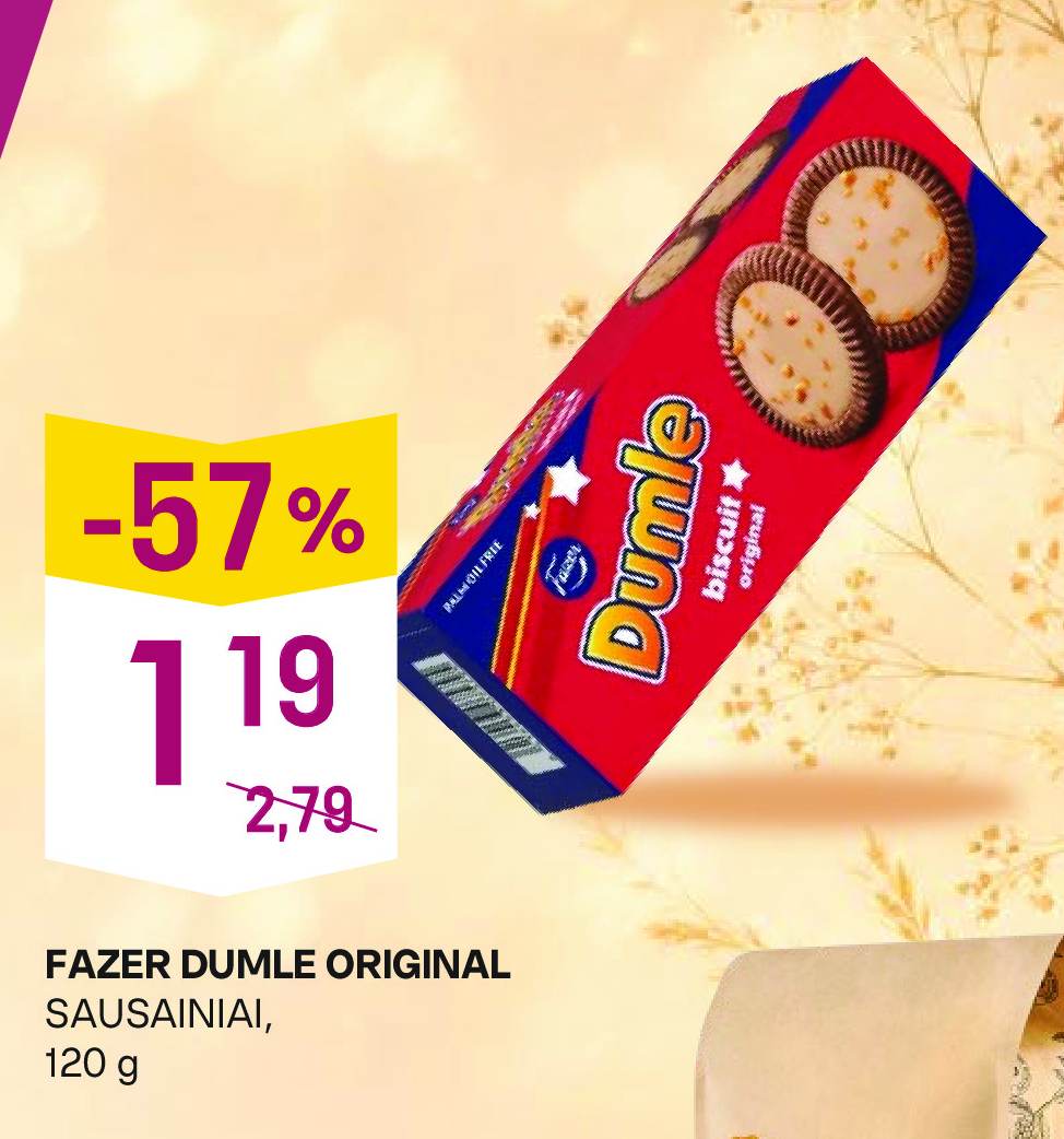 FAZER DUMLE ORIGINAL, 120 g