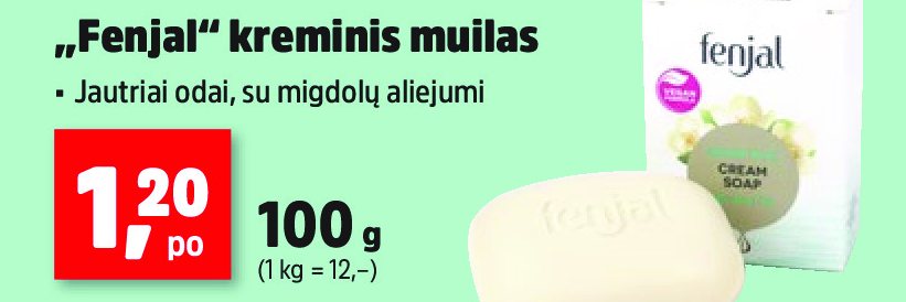 „Fenjal“ kreminis muilas, 100 g