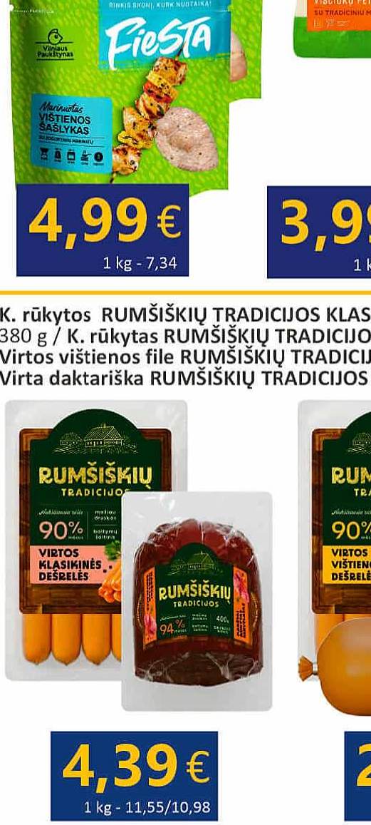 FIESTA viščiukų broilerių sparnelių peteliai marinate, 850 g