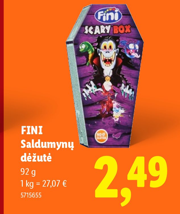 FINI Saldumynų dėžutė, 92 g