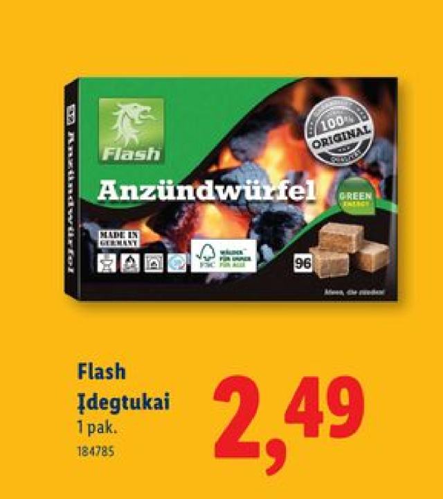 Flash Įdegtukai, 1 pak.