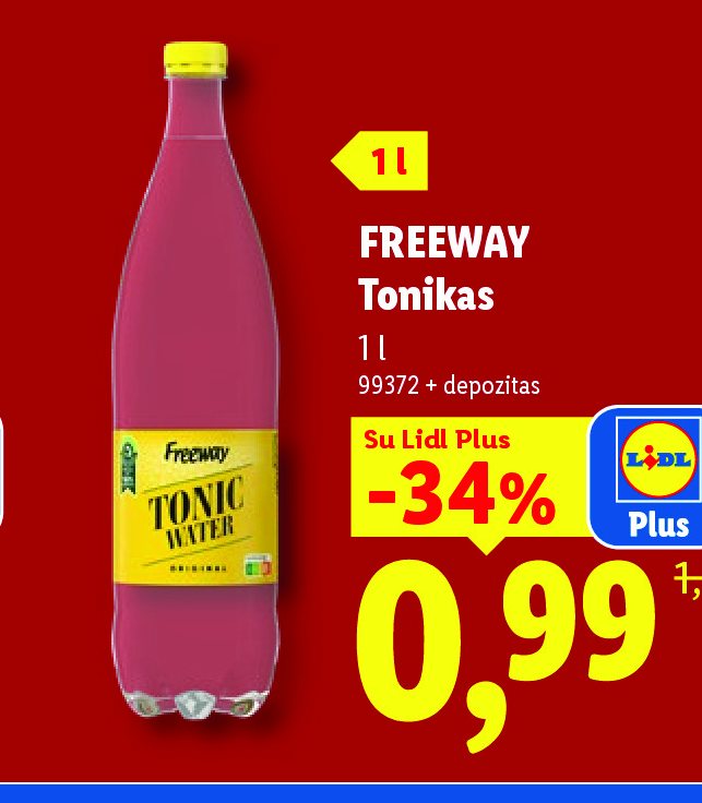 FREEWAY Tonikas, 1 l