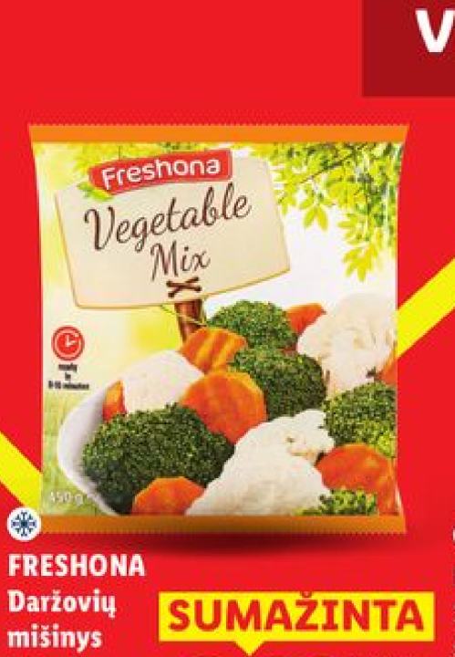 FRESHONA Daržovių mišinys, 450 g