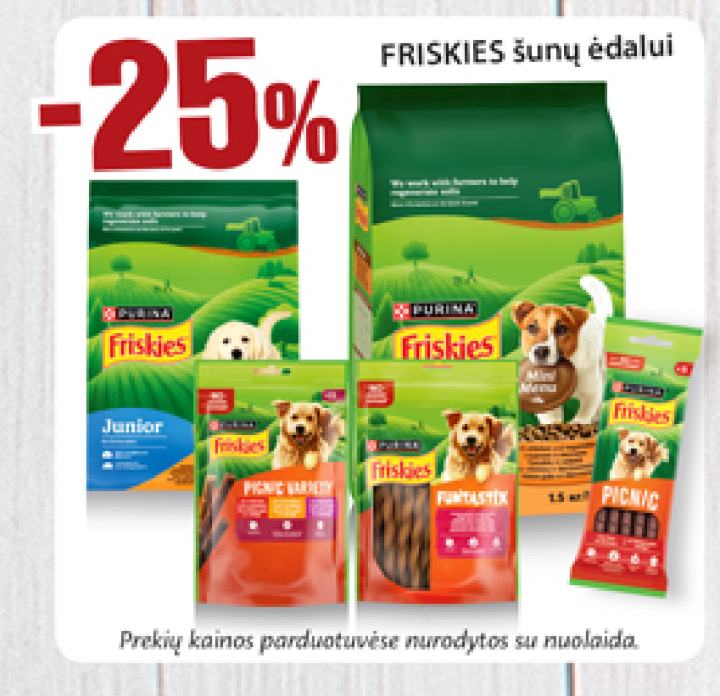 FRISKIES šunų ėdalui