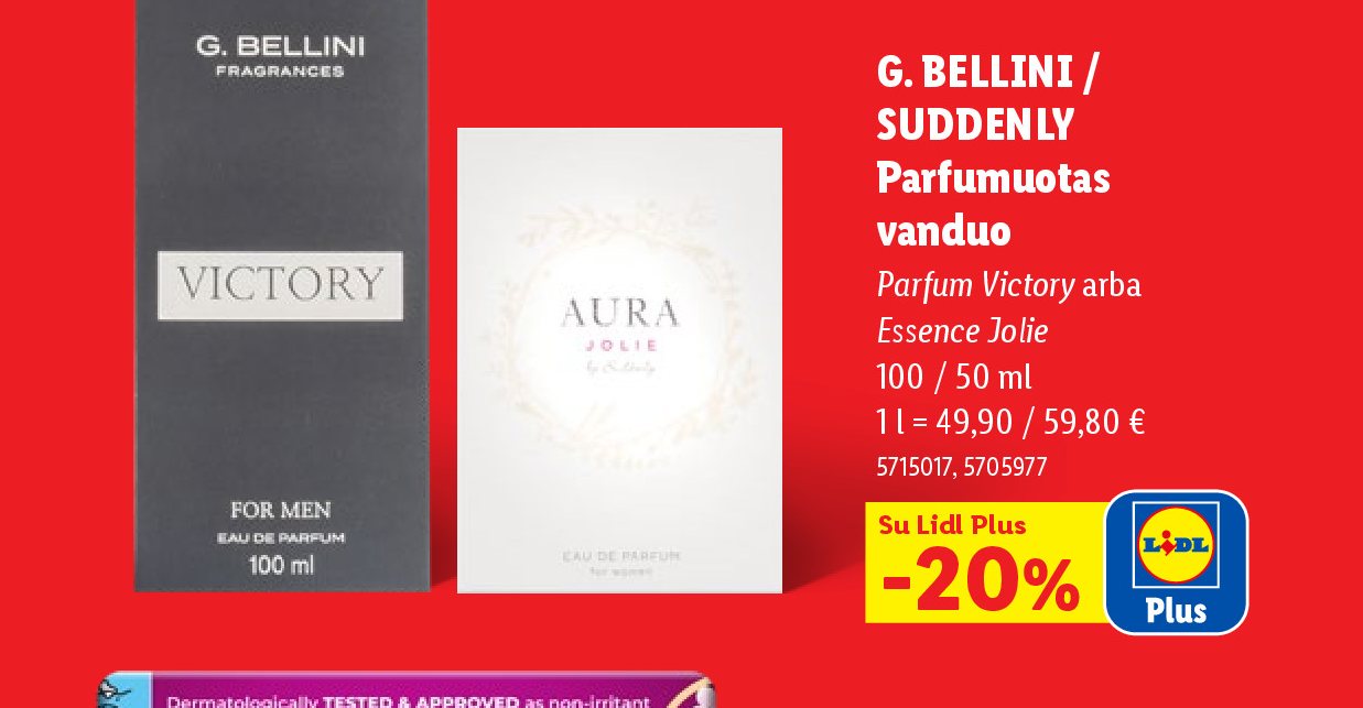 G. BELLINI / SUDDENLY Parfumuotas vanduo, 50 ml