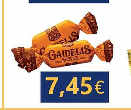 GAIDELIS su smulkintais sausainiais
