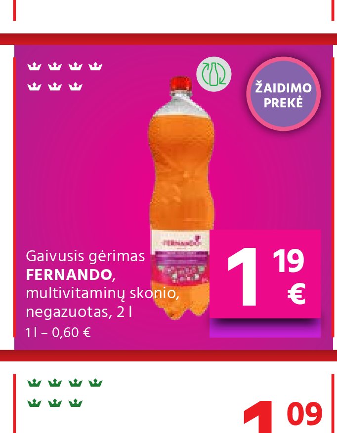 Gaivusis gėrimas FERNANDO, 2 l