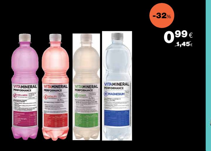 Gazuotas gaivusis gėrimas VITAMINERAL, 0.75 l