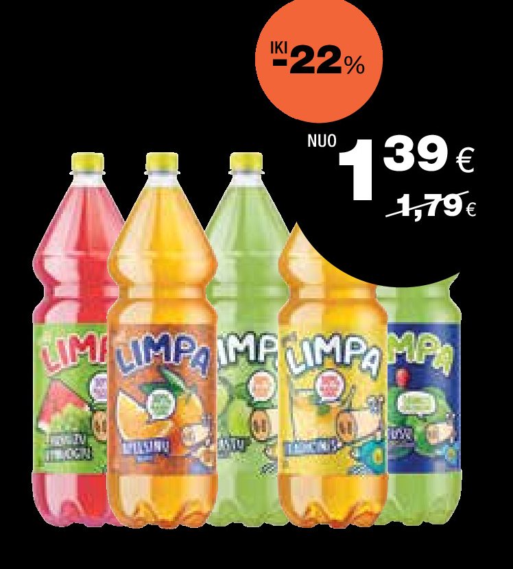Gazuotas gėrimas LIMPA