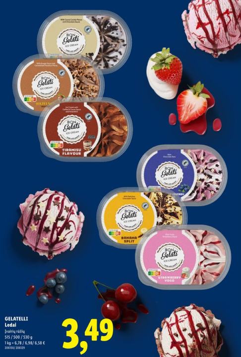 GELATELLI Ledai, 530 g