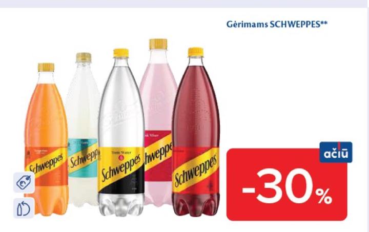 Gėrimams SCHWEPPES