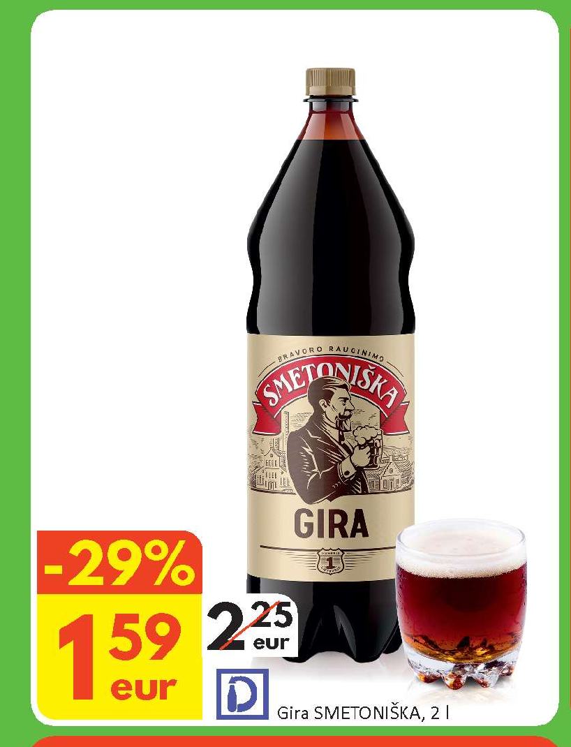 GIRA SMETONIŠKA, 2 l