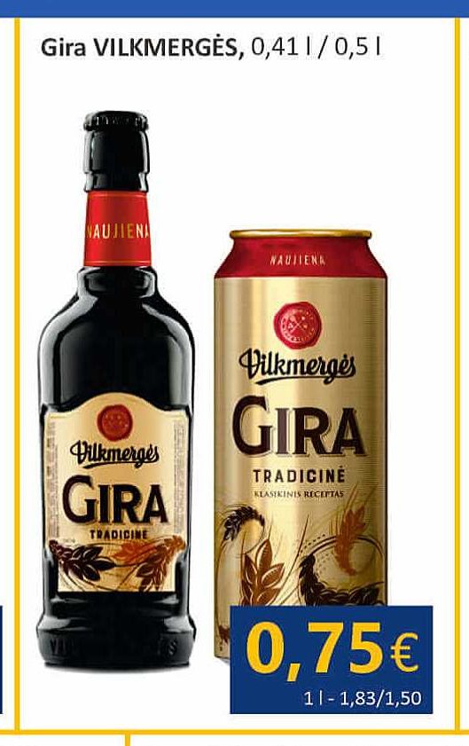 Gira VILKMERGĖS, 0.41 l