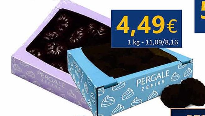 Glaistyti zefyrai PERGALE SOUFFLE, 405 g
