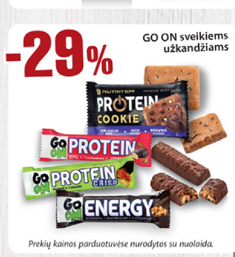GO ON sveikiems užkandžiams