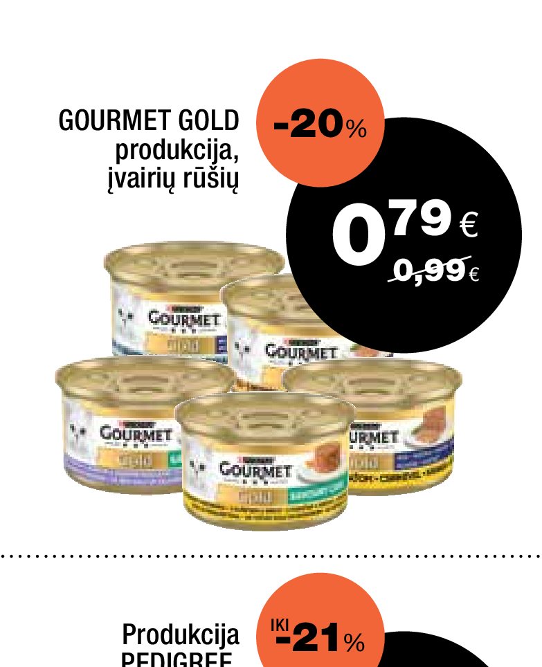 GOURMET GOLD produkcija