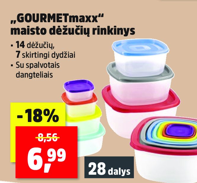 „GOURMETmaxx“ maisto dėžučių rinkinys
