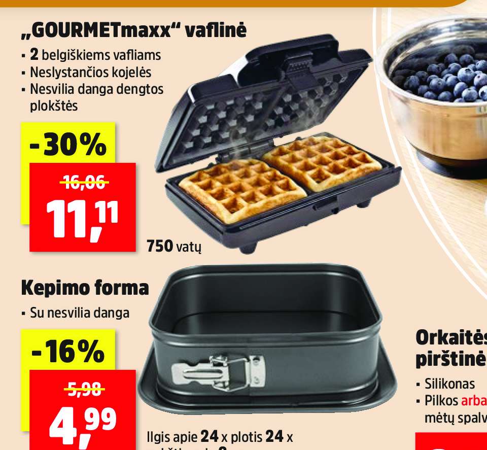 „GOURMETmaxx“ vaflinė