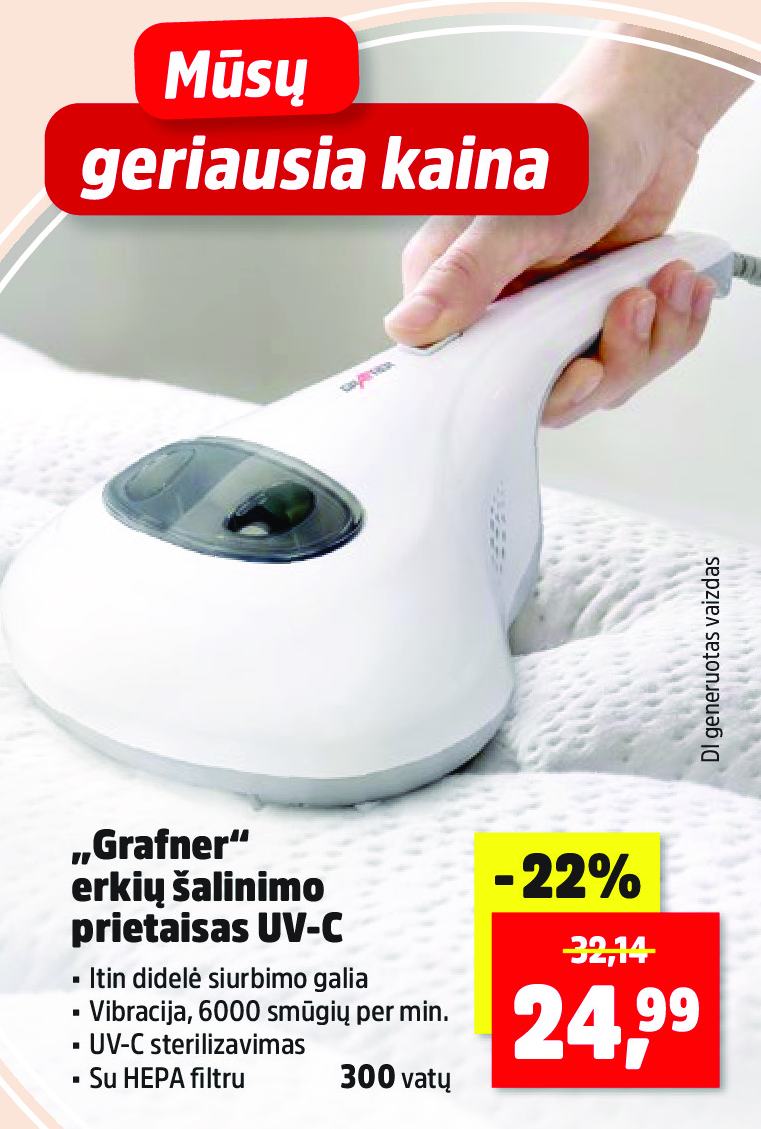 „Grafner“ erkių šalinimo prietaisas UV-C