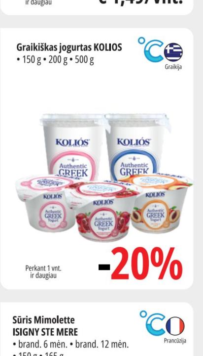 Graikiškas jogurtas KOLIOS, 150 g