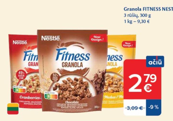Granola FITNESS NESTLÉ, 300 g