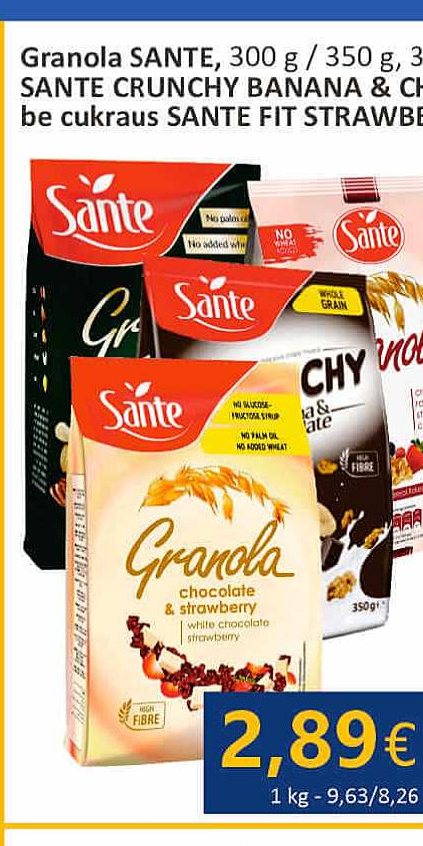 Granola SANTE, 300 g