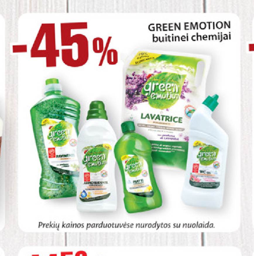 GREEN EMOTION buitinei chemijai