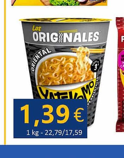 Greitai paruošiami makaronai YATEKOMO rytietiško skonio, 61 g