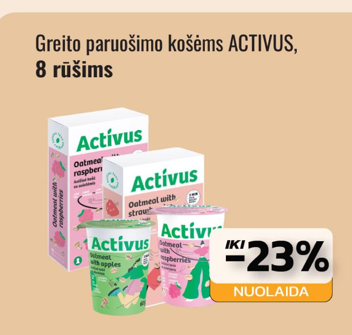 Greito paruošimo košėms ACTIVUS