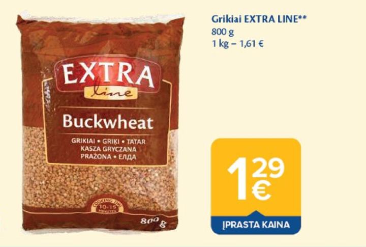 Grikiai EXTRA LINE, 800 g