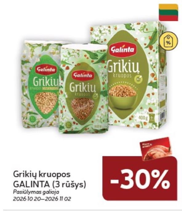 Grikių kruopos GALINTA